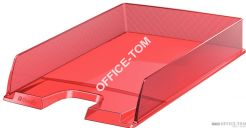 Półka na dokumenty Europost SOLEA, przezroczysty czerwony