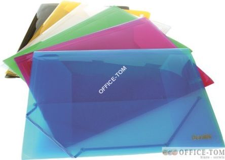 Teczka z gumką BANTEX ELECTRA Bezbarwny