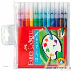 Flamastry Artbrush 12 Kolorów, Pędzelkowe FABER-CASTELL