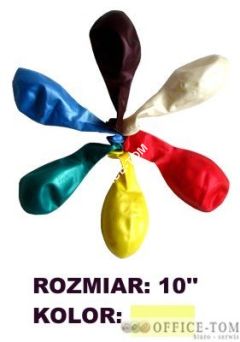 Balon GRAND 10\" metal żółty jasny 100szt