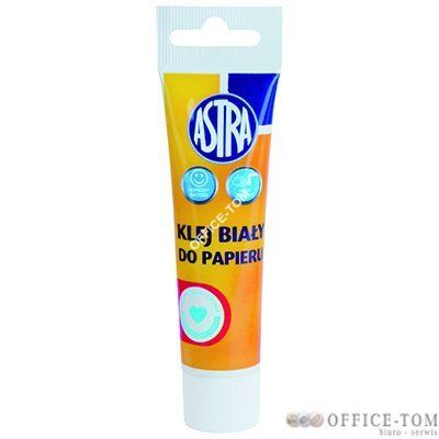 Klej biały do papieru Astra - tuba 35ml Astra