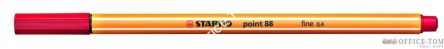 Cienkopis STABILO point 88 0,4mm jasna czerwień