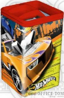 Pojemnik metalowy na długopisy  HOT WHEELS ST.MAJEWSKI