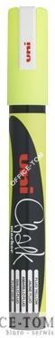 Marker kredowy UNI PWE-5M Żółty 1.8mm-2.5mm
