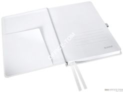 Notatnik w twardej oprawie Leitz Style A5 kratka, Arktyczna biel