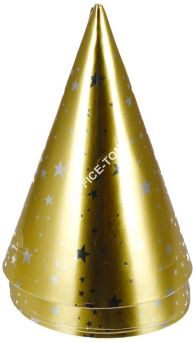Czapeczki - Golden Party, 4szt., Arpex