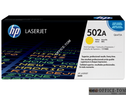 Toner HP 502A (Q6472A) żółty 4000str