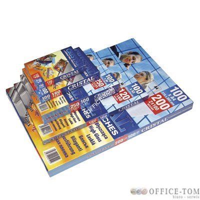 Folia laminacyjna ARGO PE arkusz 60 x 95 mm 100 mic standard błysk antystatyczna