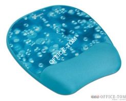 Podkładka żelowa pod mysz i nadgarstek FELLOWES Memory Foam, krople rosy