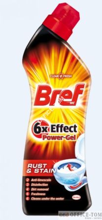 Płyn do WC Bref 750 ml Tornado Rdza i brud