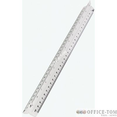 Skalówka plastikowy 30cm MECHANIK  20031 2:1/1:1/2/2.5/5/15LENIAR
