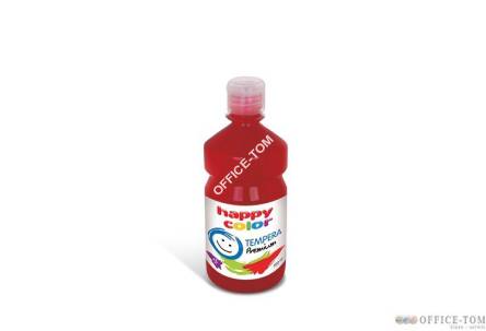 Farba Tempera Premium 500ml, bordowy Happy Color