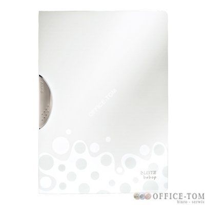 Skoroszyt z klipsem LEITZ Bebop, biały
