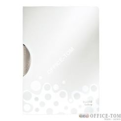 Skoroszyt z klipsem LEITZ Bebop, biały