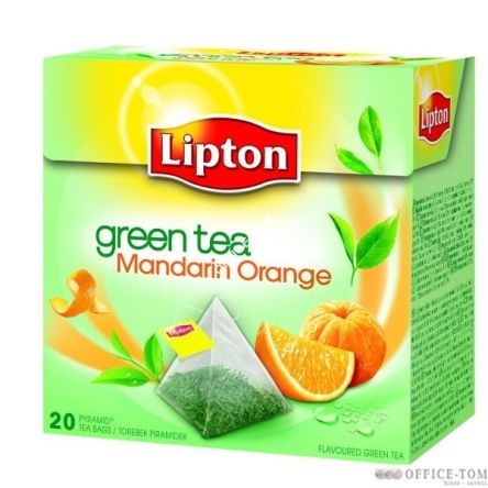 Herbata LIPTON GREEN MANDAR.20 T  PIRAMI.