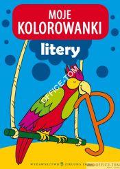 Książka MOJE KOLOROWANKI A Litery 9788378951353 Zielona Sowa