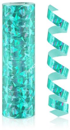 Serpentyna holograficzna turkusowa - 4m, GoDan