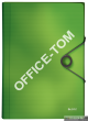 Teczka z przegródkami PP Leitz Solid, jasnozielony 45791050 - 2