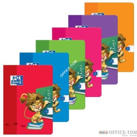 Zeszyt A5 16K  Kolor laminowany Oxford linieon