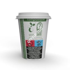 Kubki papierowe Green Leaf 350 ml op 50 szt. (bez pokrywki)