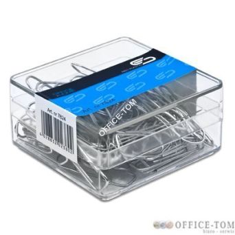 Spinacz metal 32 mm (70) 6047 E&D PLASTIC plastikowe pudełko