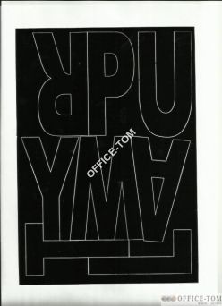 LITERY samoprzylepne 10cm (9szt)niebiesk.ARTDRUK