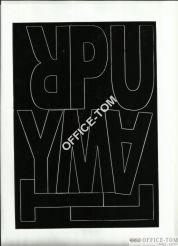 LITERY samoprzylepne 10cm (9szt)niebiesk.ARTDRUK