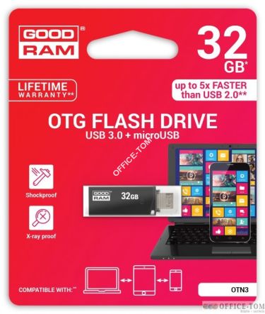 Pamięć USB GOODRAM 32GB OTN3 czarny USB 30
