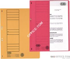 Skoroszyt kartonowy 1/2 A4 oczkowy  szary 100551880 ELBA