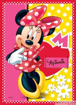 Puzzle Piękna Minnie - Puzzle 4w1 70 elementów TREFL 34119