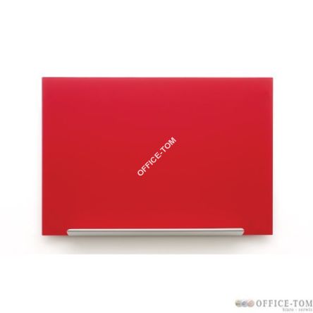 Tablica szklana Nobo Diamond czerwona 1260x711 mm 1905185