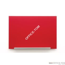 Tablica szklana Nobo Diamond czerwona 1260x711 mm 1905185