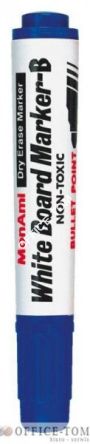 Marker MONAMI WHITE BOARD okrągła końcówka B/12 niebieski