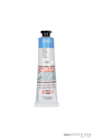 Farba akrylowa cyjan 40ml. KOH-I-NOOR