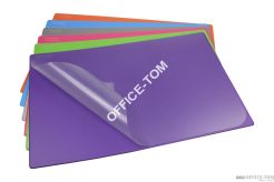 Podkład na biurko z folią 38x58 silver BIURFOL