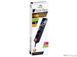 Listwa TRACER PawerPatrol czarna 3m 5 gniazd TRL-100B