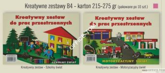 Zestaw kreatywny B4 motoryzacyjny świat CORMORAN *7719