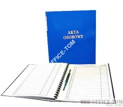 Teczka akt osobowych WARTA oprawa twarda b. wew. niebieska niezadr.