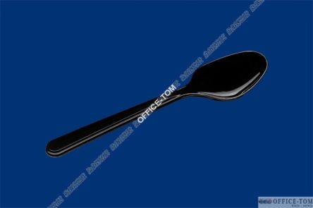 Łyżka plastikowa jednorazowa op 50 szt czarna