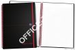 Kołozeszyt A4 70K krata Pp Oxford Black N\' Red - 2