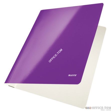 Skoroszyt kartonowy WOW Leitz, fioletowy