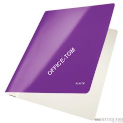 Skoroszyt kartonowy WOW Leitz, fioletowy