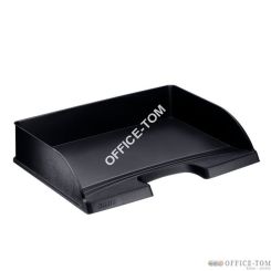 Półka na dokumenty otwarta od dłuższego boku, czarny LEITZ