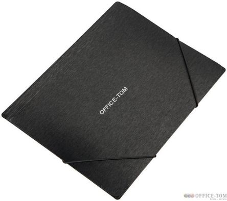 Teczka A5 z gumką SIMPLE Czarna Panta Plast