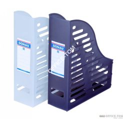 Pojemnik na czasopisma plastikowy Donau 85mm Dymny