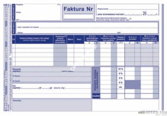 Faktura VAT MICHALCZYK I PROKOP A5 81 kartek