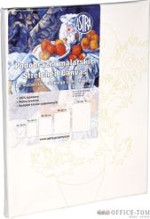 Podobrazie malarskie z poddrukiem Astra  24x30cm - kwiaty Astra