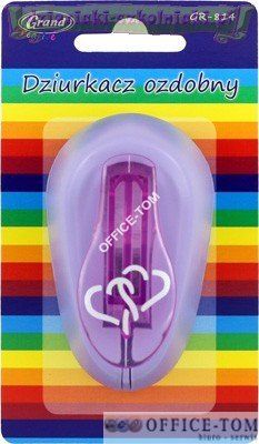 Dziurkacz ozdobny średni 2,5cm SERCA GRAND 814-131