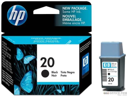 Tusz HP 20 (C6614DE) czarny 455str