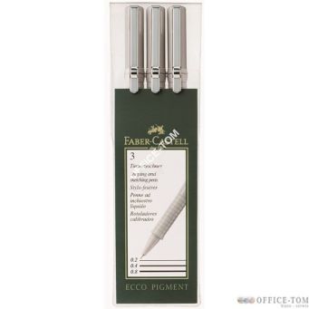 Cienkopis ECCO PIGMENT ETUI 3 SZT. FABER-CASTELL